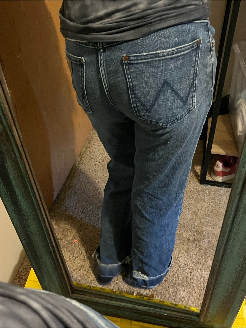 Wrangler Women's Boot Cut Jeans in Blue Denim
